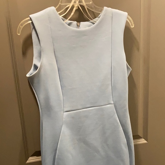 calvin klein powder blue dress Calvin Klein Blue Dress
